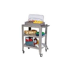  Broil King Double Buffet Warming Cart with Rolltop Lid 