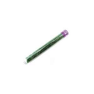 Bugle Beads 5.5Tube 1 Emerald Silver Lined
