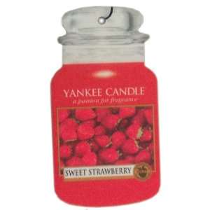  Yankee Candle® Sweet Strawberry Car Jar Air Freshener 