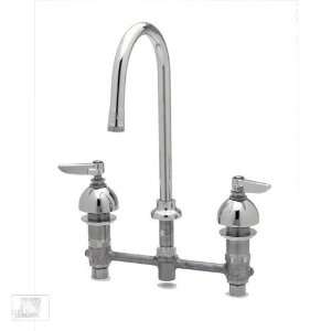  T & S Brass B 2850 8 Center Deck Mounted Lavatory Faucet 
