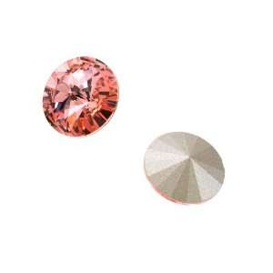  Swarovski Crystal #1122 12mm Rivoli Beads Rose Peach F 