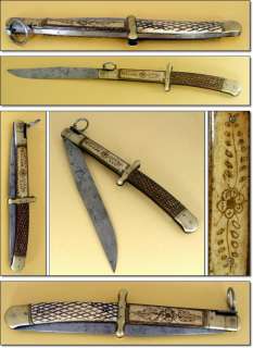   MID 19th CENTURY OVERSIZED SELF DEFENSE FRENCH FOLDING KNIFE  
