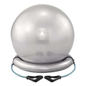  Pilates 26 Anti burst Ball, Base and Adjustable Tubing Core Training