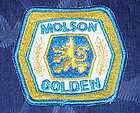 NEW MOLSON BEER PATCH 3 BY 3 3/4 ADVERTISING FOR SHIRT, HAT, JACKET 