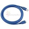 8m 6Ft Blue USB 3.0 A Male to Micro B Male SuperSpeed Cable Adapter 