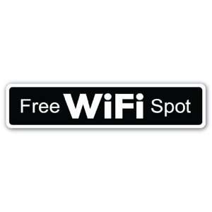  FREE WIFI SPOT Sign wireless coffehouse restaurant gift 