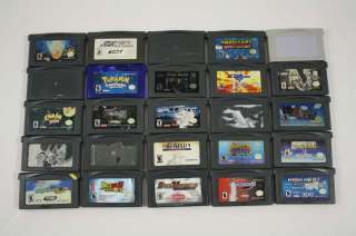 Game Boy Advance Lot of 25 Classic Flawed Games  