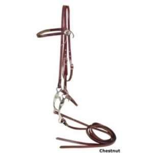  Tory Leather Brow Band Headstall Complete with bits and 