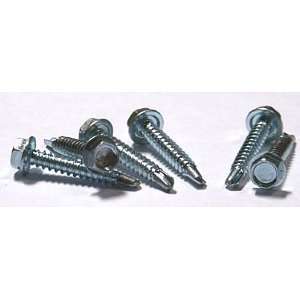  8 X 1 Self Drilling Screws / Unslotted / Hex Washer Head 