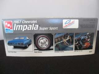   Chevrolet Impala Super Sport Plastic Model Car Kit 1/25 Scale  