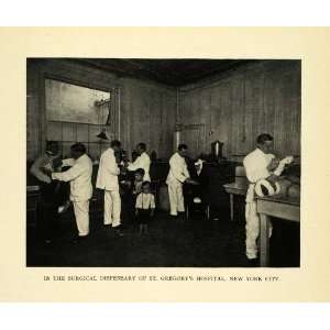  1909 Print Surgical Room St. George Hospital New York 