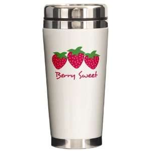  Berry Sweet Food Ceramic Travel Mug by 