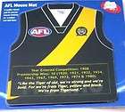 22419 RICHMOND TIGERS AFL TEAM HISTORY COMPUTER JERSEY GURNSEY MOUSE 