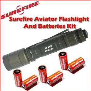 Surefire A2L HA BL A2 LED Aviator Dual Output Blue LED Flashlight With 