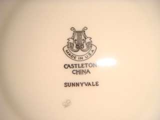 Castleton China Sunnyvale Saucer Made In USA  
