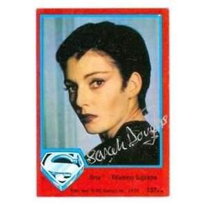    Sarah Douglas autographed trading card Superman 2 