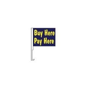  NEOPlex Buy Here Pay Here Car Window Flag