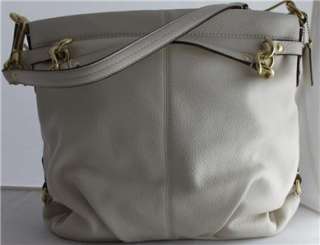 NWT Coach BROOKE WHITE LEATHER & BRASS Bag $358 17165 Shoulder 
