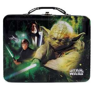  Star Wars Tin Tote Metal Carry All Snack Box Toys & Games