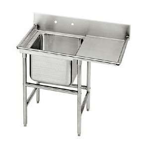   41 24 24 Super Saver One Compartment Pot Sink with One Drainboard