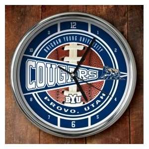 BYU Cougars Chrome Wall Clock