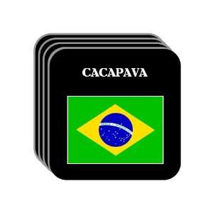  Brazil   CACAPAVA Set of 4 Mini Mousepad Coasters 