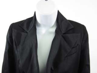 PLEIN SUD Black Wool Blazer Jacket Sz 4  