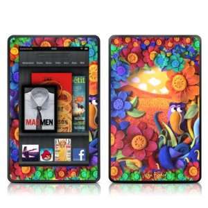 Summerbird Design Protective Decal Skin Sticker for  Kindle Fire 