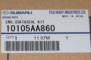  Subaru OEM Engine Gasket Kit 00 04 Legacy 99 03 RS 99 03 Forester 