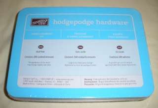   Stampin Up Hodgepodge Hardware 200 Embellishments STYLED SILVER  