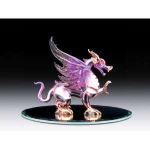  Glass Purple Dragon