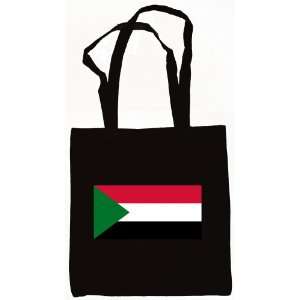  Sudan Sudanese Flag Tote Bag Black 