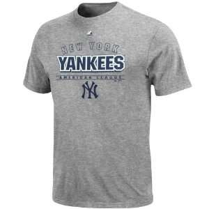  Majestic New York Yankees Youth Opponent T shirt   Ash 