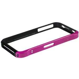   Hot Pink Apple iPhone 4 4S 4G Aluminum Metal Bumper Case Electronics