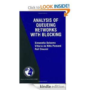 Analysis of Queueing Networks with Blocking (International Series in 