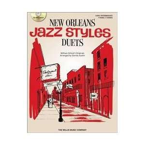   Jazz Styles Piano Duets (Early Intermediate, 1 Piano, 4 Hands) Book/CD