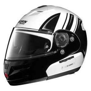  NOLAN N103 MOTRRD WHITE_BLK LG MOTORCYCLE Full Face Helmet 