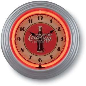  Coca Cola® Clock Matte Silver