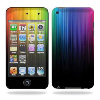   Skin Decal for iPod Touch 4G 4th Generation – Rainbow Streaks  