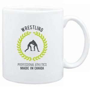  Mug White  Wrestling MADE IN CANADA  Sports Sports 