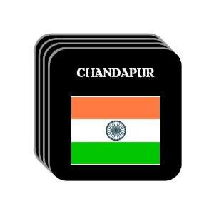  India   CHANDAPUR Set of 4 Mini Mousepad Coasters 