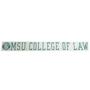  Michigan State Spartans Law Decal Strip
