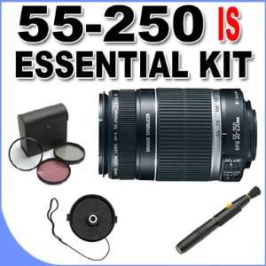  Canon EF S 55 250mm f/4.0 5.6 IS Telephoto Zoom Lens for Canon 
