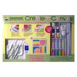   Ceramcoat Create a Canvas Kit with Four Canvases Musical Instruments