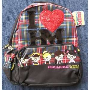  Harajuku Mini Backpack I LOVE HM Toys & Games