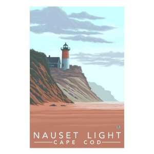  Cape Cod, Massachusetts, Nauset Lighthouse Giclee Poster 