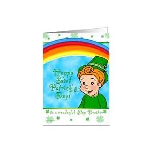  St. Pattys Day Kid   For Step Brother Card Health 