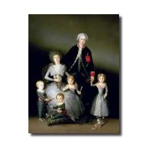 The Duke Of Osuna And His Family 1788 Giclee Print 