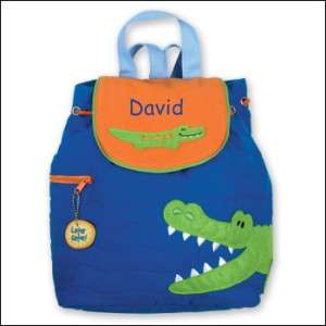 Toddler Backpack Custom Stephen Joseph Alligator Custom Name  