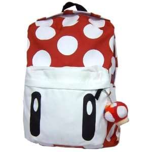 Red Super Mario MUSHROOM Backpack 